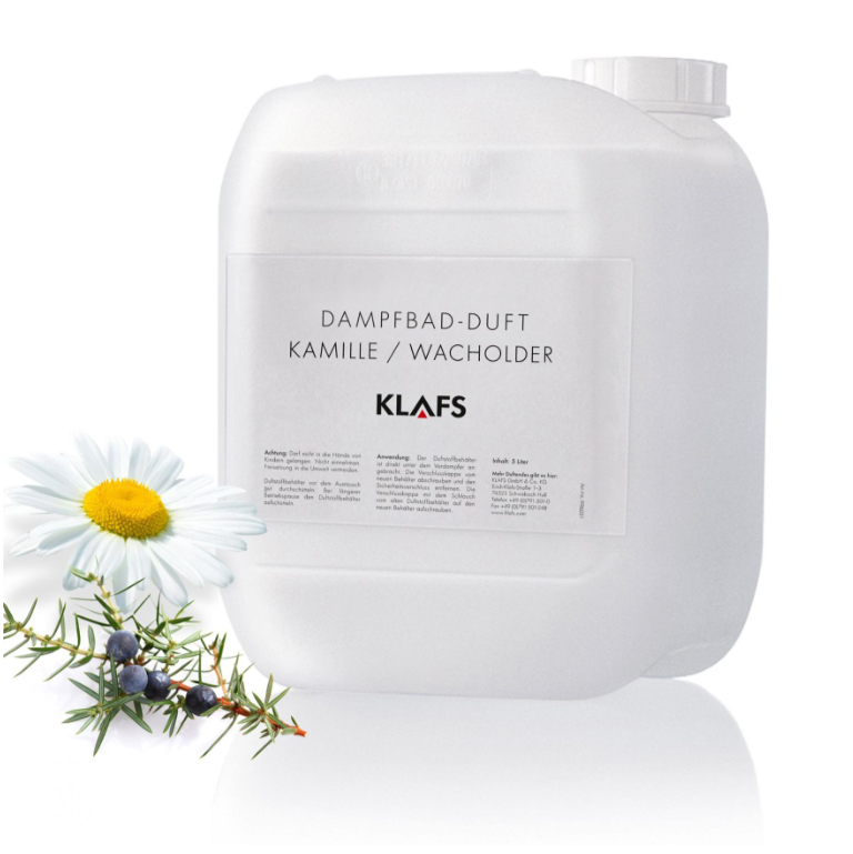 Duftstoff für Dampfbad Kamille/Wacholder 5L