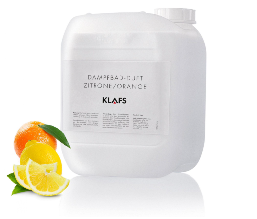 Duftstoff für Dampfbad Zitrone/Orange 5L