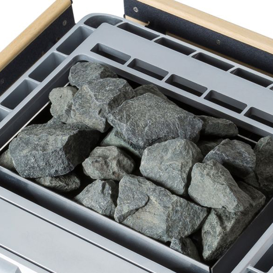 Olivin Saunasteine für Sauna und Sanarium