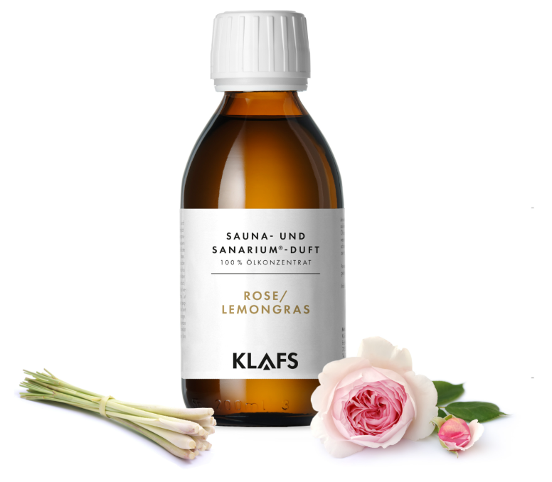 Sauna- und SANARIUM® Duft 200 ml Rose/Lemongras